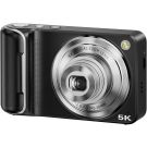 5K Digital Camera for Photography with 6X Optical Zoom, 64MP Autofocus WiFi Vlogging Camera for YouTube with Dual Lens, Compact Point and Shoot Digital Cameras with Touch Screen, 32GB Card,2 Batteries