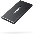 Vansuny 500GB Portable External SSD, USB 3.1 Gen2 450MB/s High-Speed Data Transfer, Metal USB C Mini Portable External Solid State Drive for PC, Laptop, Phones and More