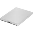 LaCie Mobile Drive, 2 TB , External Hard Drive HDD – Moon Silver, USB-C USB 3.0, With Rescue Services (STHG2000400)