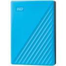 WD 4TB My Passport, Portable External Hard Drive, Blue, backup software with defense against ransomware, and password protection, USB 3.1/USB 3.0 compatible - WDBPKJ0040BBL-WESN