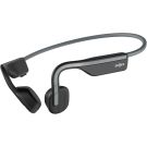 SHOKZ OpenMove - Open-Ear Bluetooth Sport Headphones, Bone Conduction Wireless Earphones, Sweatproof for Running and Workouts, with Sticker Pack, Grey