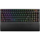 ASUS ROG Strix Scope II 96 Wireless Mechanical Gaming Keyboard – 96% Full-Size, Tri-Mode Connectivity, Hot Swappable Pre-lubed ROG NX Snow Linear Switches, PBT Keycaps, RGB, PC/Mac Support-Black
