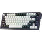 Redragon K673 PRO 75% Wireless Gasket RGB Gaming Keyboard, 3-Modes 81 Keys Compact Mechanical Keyboard Hot-Swap Socket, Dedicated Knob Control and 5-Layer Noise Dampening, Linear Red Switch