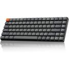Keychron K3 Version 2, 84 Keys Ultra-Slim Wireless Bluetooth/USB Wired Mechanical Keyboard with White LED Backlit, Low-Profile Keychron Mechanical Brown Switch Compatible with Mac Windows