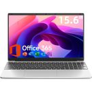15.6 Inch Laptop with Office 365, 4GB RAM, 128GB Storage Expandable 1TB, 5205U Processor, HD Display, Windows 11 Laptops Computer, Wi-Fi 5, BT4.2, Numpad, Type-C, for Business and Students.