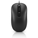 Lenovo 100 Wired USB Computer Mouse for PC, Laptop, Computer with Windows - Full-Size - Ambidextrous Design - 3 Buttons - Red Optical Sensor – Black