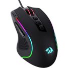 Redragon M612 Predator RGB Gaming Mouse, 8000 DPI Wired Optical Mouse with 11 Programmable Buttons & 5 Backlit Modes, Software Supports DIY Keybinds Rapid Fire Button