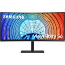 SAMSUNG Viewfinity S65UA Series 34-Inch Ultrawide QHD Curved Monitor, 100Hz, USB-C, HDR10 (1 Billion Colors), Height Adjustable Stand, TUV-certified Intelligent Eye Care (LS34A654UBNXGO),Black