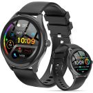 Smart Watch for Men, 1.39" HD Touchscreen Smartwatch with 120 Sports Modes, Alexa Built-in, Heart Rate/Sleep Monitor, Bluetooth Call & Music Control Fitness Watch for iPhone/Android (Black)
