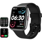 Tensky Smart Watch for Men/Women Android & iPhone, Alexa Built-in, 1.8" Touch Screen Fitness Tracker with Answer/Make Calls, 3ATM Waterproof Heart Rate/Sleep/SpO2 Monitor, Pedometer, 100+ Sport Modes