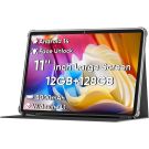 2026 Android 16 Tablet 11inch, Face Unlock, 18W Fast Charging, 32GB+128GB+1TB Expand, Octa-core CPU, 8000mAh Large Battery, WiFi6, Touchscreen Display, Widevine L1 Tableta, Black
