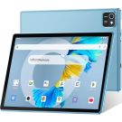 Tablet 10 inch Android 13 Tablets, 6GB RAM 64GB ROM, Quad-Core Processor, 1280x800 LCD Touch Screen, WiFi, GMS, Dual Camera, Bluetooth, 6000mAh Battery (Blue)