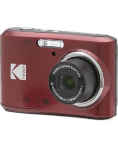Kodak PIXPRO FZ45 Digital Camera, 16MP Point & Shoot with 4X Optical Zoom, 27mm Wide Angle, 2.7 Inch LCD, 1080p Video, Red