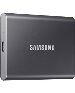 Samsung T7 Portable SSD, 2TB External Solid State Drive, Speeds Up to 1,050MB/s, USB 3.2 Gen 2, Reliable Storage for Gaming, Students, Professionals, MU-PC2T0T/AM, Gray