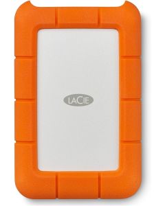 LaCie Rugged USB-C 2TB External Hard Drive Portable HDD – USB 3.0 compatible, Drop Shock Dust Rain Resistant, for Mac and PC Computer Desktop Workstation Laptop, 1 Month Adobe CC (STFR2000800)