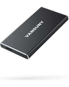 Vansuny 500GB Portable External SSD, USB 3.1 Gen2 450MB/s High-Speed Data Transfer, Metal USB C Mini Portable External Solid State Drive for PC, Laptop, Phones and More