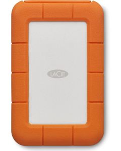 LaCie Rugged USB-C, 4TB, Portable External Hard Drive, Drop, Shock, Dust, Rain Resistant, for Mac & PC (STFR4000800)