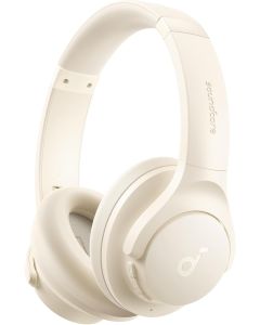 Soundcore by Anker Q20i Hybrid Active Noise Cancelling Headphones, Wireless Over-Ear Bluetooth, 40H Long ANC Playtime, Hi-Res Audio, Big Bass, Customize via an App, Transparency Mode (White)