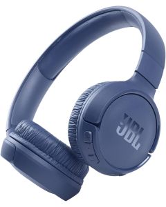 JBL Tune 510BT - Bluetooth headphones with up to 40 hours battery, microphone for call, foldable and comfortable, Android and iOs compatible (Blue)