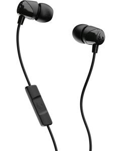 Skullcandy Jib Wired Earbuds with 3.5mm AUX Plug, Noise Isolating Fit, In-Line Microphone Call and Track Control, Convenient for Travel - Black