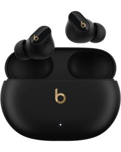 Beats Studio Buds + | True Wireless Noise Cancelling Earbuds, Enhanced Apple & Android Compatibility, Built-in Microphone, Sweat Resistant Bluetooth Headphones, Spatial Audio - Black/Gold