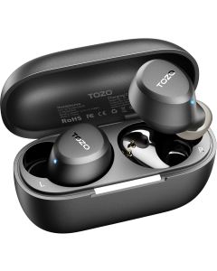 TOZO A1 Wireless Earbuds Bluetooth 5.3 Light Weight in Ear IPX5 Waterproof Headphones 2 Mic for AI Calls, Immersive Premium Sound Bass Headset with Charging Case, 32 Presets EQ Customization via App