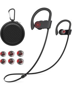 JOYWISE Bluetooth Wireless Headphones 16H Playtime Earbuds with Mic Stereo in-Ear Earphones, IPX7 Waterproof Sports Sound Isolation Headsets for Running, Gym, Workout