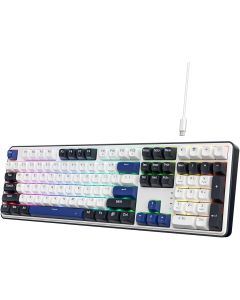 Redragon K689 Wired Gasket RGB Gaming Keyboard, 108 Keys Mechanical Keyboard w/Extra 4 Hotkeys, Upgraded Hot-swappable Socket, 3-Layer Noise Dampening, Mixed Color Keycaps, Custom Linear Switch