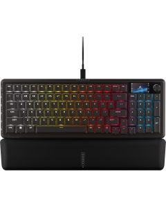 Corsair Vanguard 96 Wired Mechanical Gaming Keyboard – 96% Layout, MLX Fusion Tactile Switches, 8000Hz Polling, LCD Display, Virtual Stream Deck, G-Keys, SOCD Flashtap, QWERTY US – Black