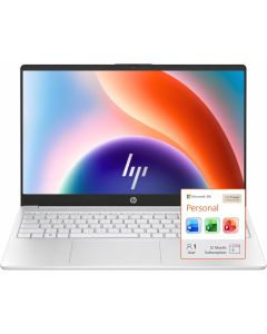 HP Ultrabook Laptop • Microsoft 365 1-Year Included • 8GB RAM • Intel 13th 4-Cores N100 • 1TB Cloud and 128GB SSD Storage • Win 11 • no Mouse • Sliver | Everyday Essential and Smooth Performance