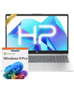 HP 15.6" Business Laptop Computer • 2026 Edition • Intel 4-Core N100 CPU • 128GB SSD • Windows 11 Pro with Office 365 for The Web • w/o Mouse