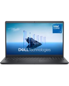 Dell 15 Laptop DC15250-15.6-inch FHD 120Hz Display, Intel Core 3 Processor 100U, 8GB DDR4 RAM, 512GB SSD, Intel UHD Graphics, Windows 11 Home, Onsite Service - Carbon Black