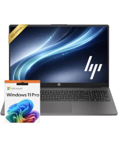 HP 255 G10 Business Laptop for Home or Work, 2026 Edition, 8GB RAM, 256GB SSD, 15.6" Full HD, Ryzen 5 7530U, HDMI, Windows 11 Pro with Office 365 for The Web, w/o Mouse