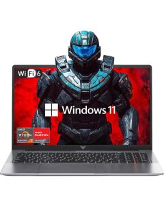 New Gaming Laptop, 2026 Laptop with AMD Ryzen 7 5700U (8C/16T, Up to 4.3GHz), 16GB DDR4 512GB NVMe SSD Laptop Computer, Up to 64GB, 15.6-inch FHD Display, WiFi 6