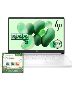 HP Home and Student Essential Laptop with Microsoft 365-1.1TB Storage - 8GB RAM - Intel Inside | Anti-Glare Display, 64GB SSD and 1TB Cloud Storage, Fast Charge and 12hrs Battery, no Mouse