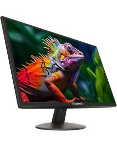 Sceptre 24-inch Prime Monitor Thin 1080p LED Monitor 99% sRGB 2x HDMI VGA Build-in Speakers, Machine Black (E248W-19203R 2025 Series)
