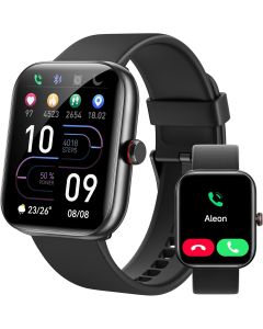 Smart Watch for Women Men, Smartwatch for iPhone & Android Bluetooth (Answer/Call) Built-in Alexa, 1.91" HD Fitness Tracker with 105+ Sport Modes, IP68 Waterproof, Sleep/Heart Rate/SpO2/Stress Monitor