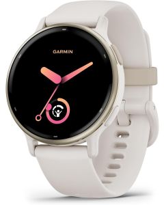 Garmin vívoactive 5, Health and Fitness GPS Smartwatch, AMOLED Display, Up to 11 Days of Battery, Ivory