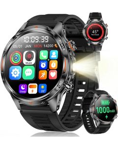 Smart Watch for Women, 1.7in AMOLED Ultra-Clear 110+ Sport Modes Smartwatch, Fitness Tracker with Heart Rate/Sleep/SpO2 Monitor, IP68 Waterproof, Answer/Make Call for Android and iPhones