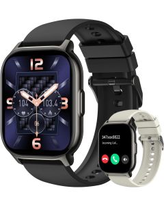 Smart Watch for Men Women Fitness: Make/Answer Call Smart Watches for Men Digital Mens watches Running Waterproof Smartwatch Android Phones iPhone Samsung Compatible Heart Rate Monitor Step Tracker