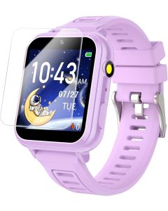Cosjoype Kids Smart Watches Girls Gift Age 3-12, with 39 Puzzle Games HD Video Camera Music Player Learning Cards Storybook Pedometer Flashlight Touchscreen Kid Watch Brithday Gift for Girls