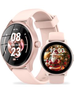 Smart Watch, HD Smartwatch for Men Women (Answer/Make Calls), Fitness Watch with 100+ Sport Modes, IP68 Waterproof/Heart Rate/Sleep Monitor, Activity Trackers for iOS/Android