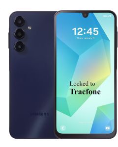 Tracfone Samsung Galaxy A16 5G, 128GB, 50MP Triple Camera, Android Smartphone, 6.5" FHD+ Super AMOLED 90Hz Display, Long-Lasting Battery - Locked to Tracfone - Awesome Black