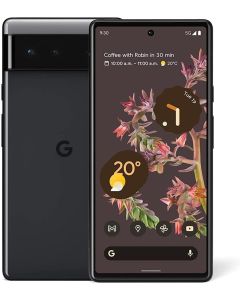 Google Pixel 6 5G, US Version, 128GB, Stormy Black - Unlocked (Renewed)