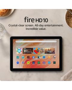 Like-New Amazon Fire HD 10 tablet, built for relaxation, 10.1" vibrant Full HD screen, octa-core processor, 3 GB RAM, 32 GB, Black