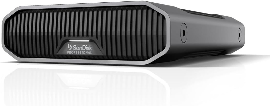 SanDisk Professional 26TB G-Drive Enterprise-Class External Desktop Hard Drive - 7200RPM Ultrastar HDD Inside, USB-C (10Gbps), USB 3.2 Gen 2, Mac Ready - SDPHF1A-026T-NBAAD
