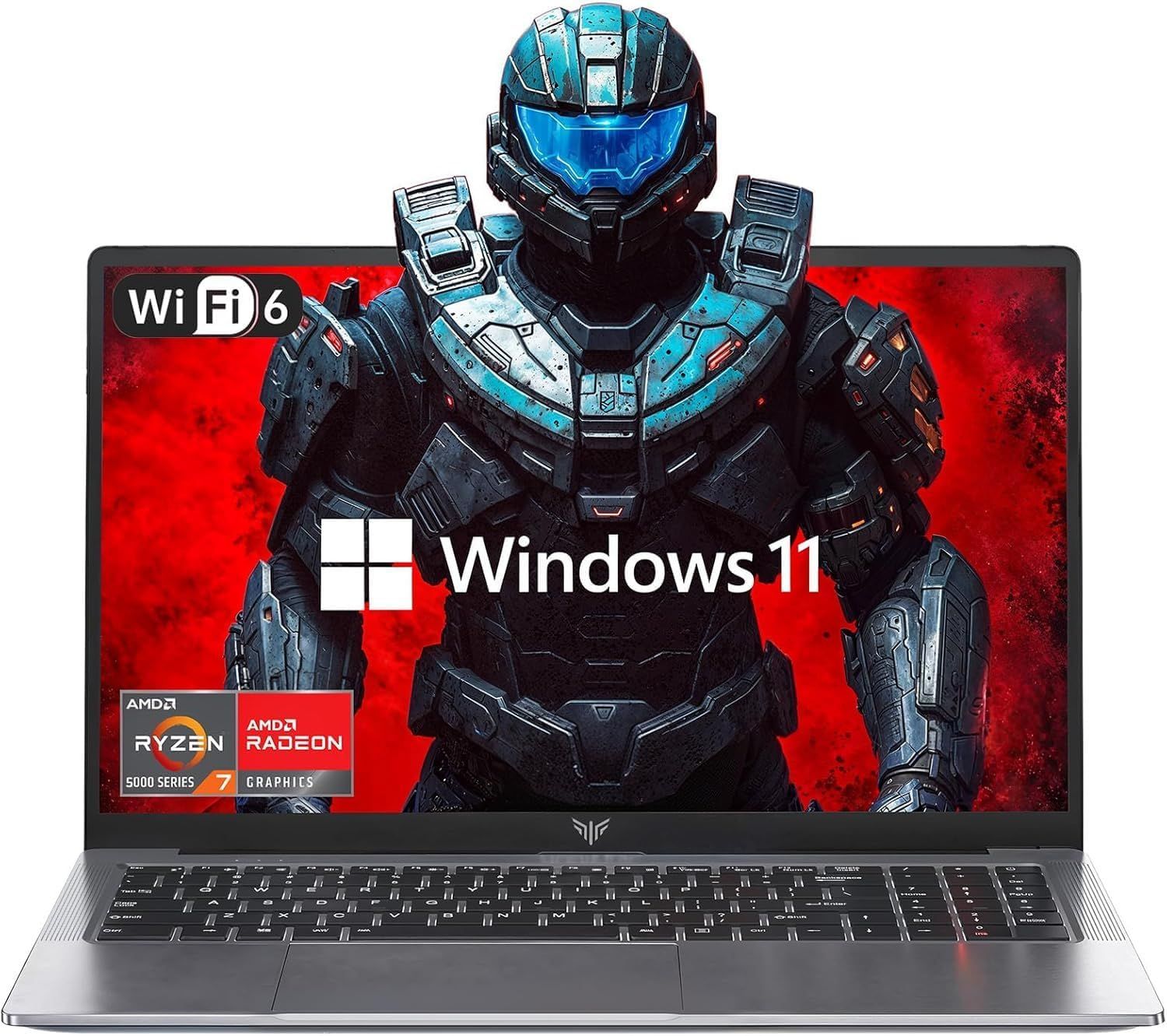 New Gaming Laptop, 2026 Laptop with AMD Ryzen 7 5700U (8C/16T, Up to 4.3GHz), 16GB DDR4 512GB NVMe SSD Laptop Computer, Up to 64GB, 15.6-inch FHD Display, WiFi 6
