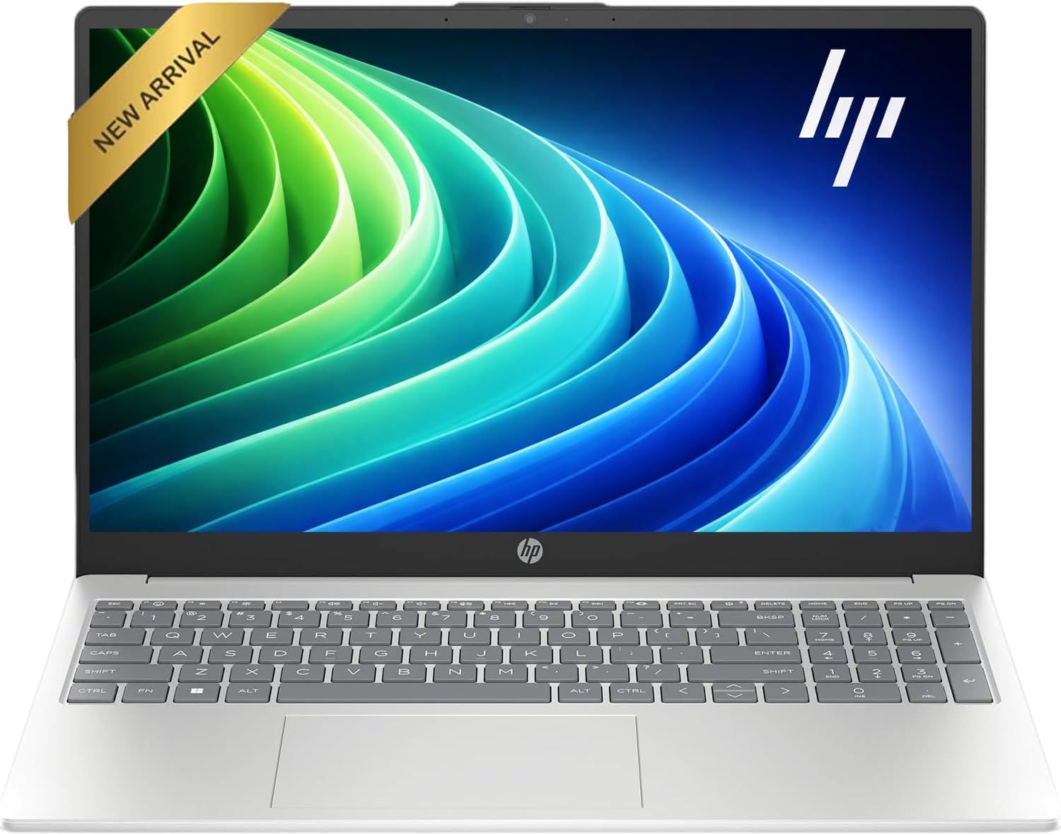 HP 15.6 Touchscreen Laptop Computer • 2026 Edition • Intel 6 Cores i3 CPU • 8GB RAM • 256GB SSD • Windows 11 with Office 365 for The Web • w/o Mouse