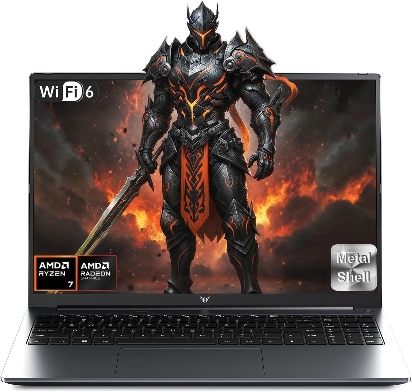 2026 New Gaming Laptop, 16.0inch Laptop Computer with AMD Ryzen 7 H255(8C/16T, Up to 4.9GHz), 16GB DDR5 512GB NVMe SSD Windows 11 Laptop, Radeon RX Vega 8 Graphics,WiFi 6, Backlit KB
