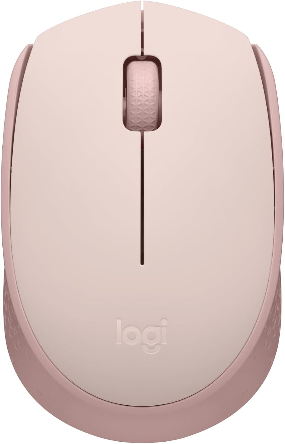Logitech M170 Wireless Mouse for PC, Mac, Laptop, 2.4 GHz with USB Mini Receiver, Optical Tracking, 12-Months Battery Life, Ambidextrous - Rose